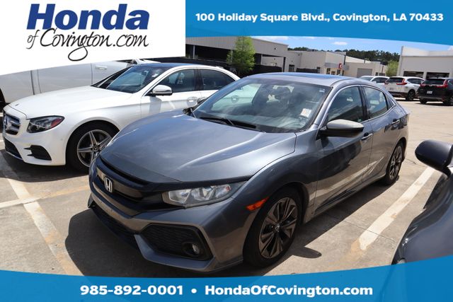 Silver 2018 Honda Civic Hatchback EX FWD Hatchback Front-Wheel Drive Continuously Variable Transmission