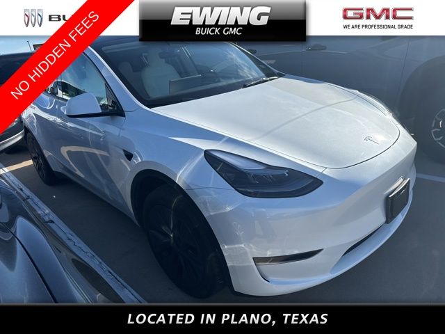 White 2025 Tesla Model Y Long Range RWD SUV / Crossover Rear-Wheel Drive 1-Speed Automatic