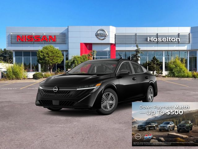 Super Black 2026 Nissan Sentra Sedan Front-Wheel Drive Continuously Variable Transmission