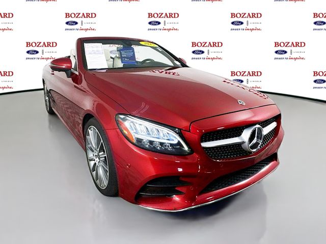 2019 Red Mercedes-Benz C-Class C 300 Convertible