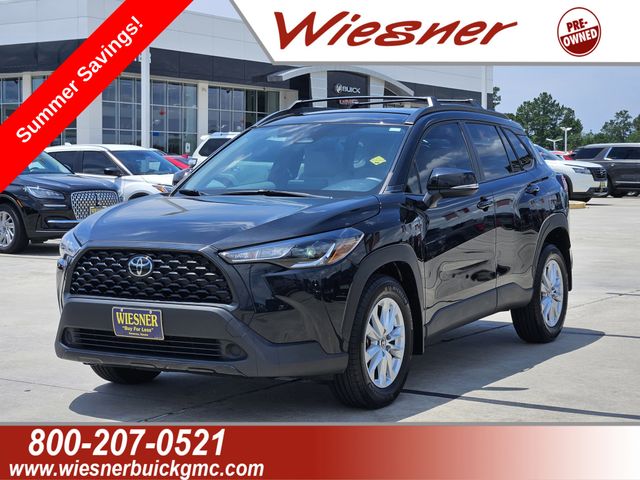 Jet Black 2024 Toyota Corolla Cross SUV / Crossover Front-Wheel Drive Continuously Variable Transmission