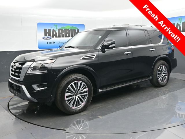 Super Black 2024 Nissan Armada SL RWD SUV / Crossover 4X2 7-Speed Automatic