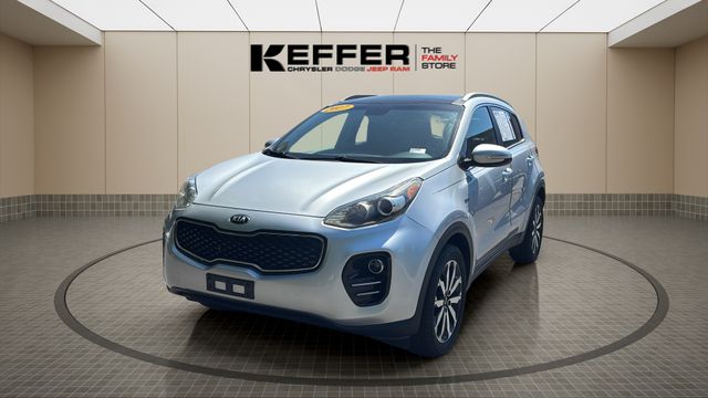 Sparkling Silver 2017 Kia Sportage EX AWD SUV / Crossover All-Wheel Drive 6-Speed Automatic