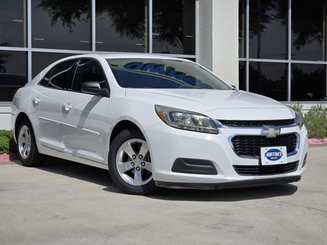 Summit White 2015 Chevrolet Malibu LS FWD Sedan Front-Wheel Drive 6-Speed Automatic Overdrive