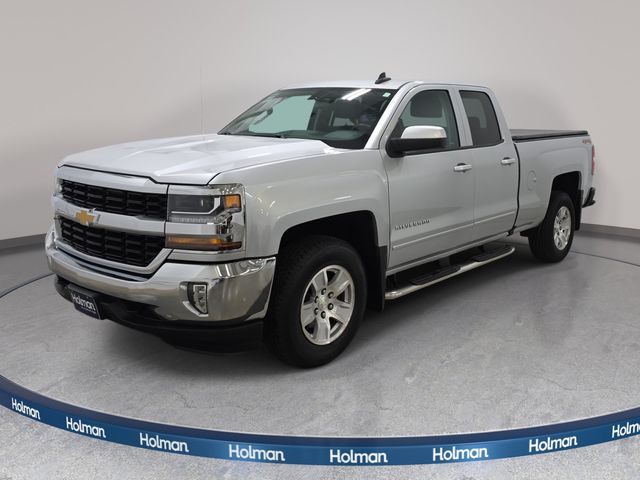 Silver Ice Metallic 2018 Chevrolet Silverado 1500 Pickup Truck Four-Wheel Drive 6-Speed Automatic Overdrive