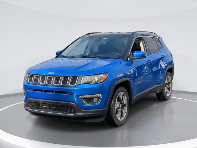 Laser Blue Pearlcoat 2019 Jeep Compass Limited FWD SUV / Crossover Front-Wheel Drive 6-Speed Automatic