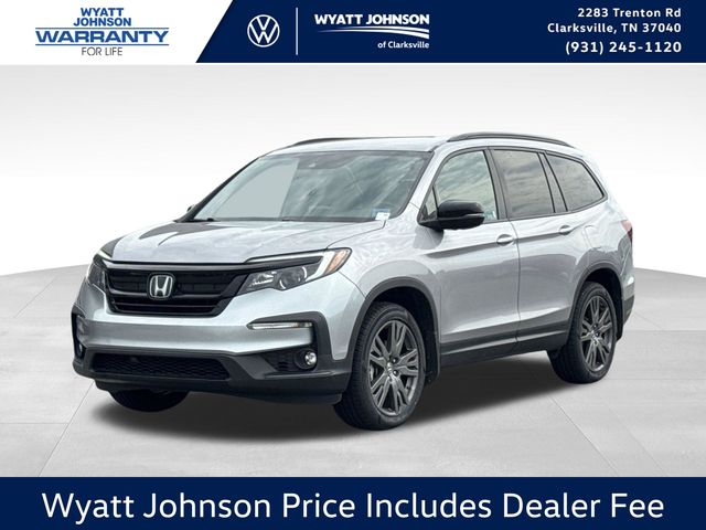 Silver 2022 Honda Pilot SUV / Crossover Front-Wheel Drive 9-Speed Automatic