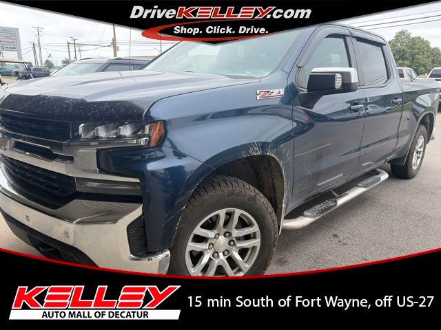 Northsky Blue Metallic 2019 Chevrolet Silverado 1500 Pickup Truck Four-Wheel Drive 8-Speed Automatic
