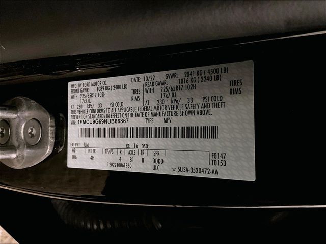 2022 Ford Escape SE Black at Luther Ford