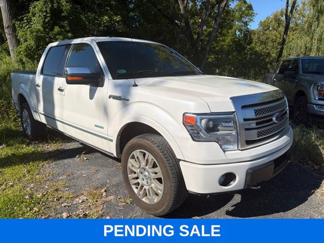 White Platinum Clearcoat Metallic 2014 Ford F-150 Pickup Truck Four-Wheel Drive 6-Speed Automatic