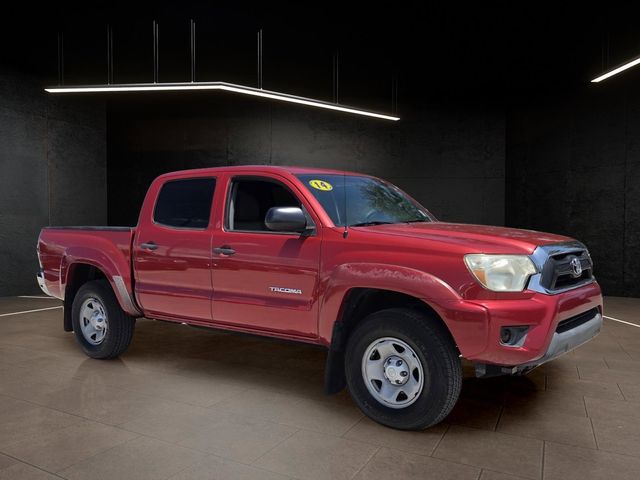 Barcelona Red Metallic 2014 Toyota Tacoma PreRunner Double Cab SB Pickup Truck 4X2 4-Speed Automatic