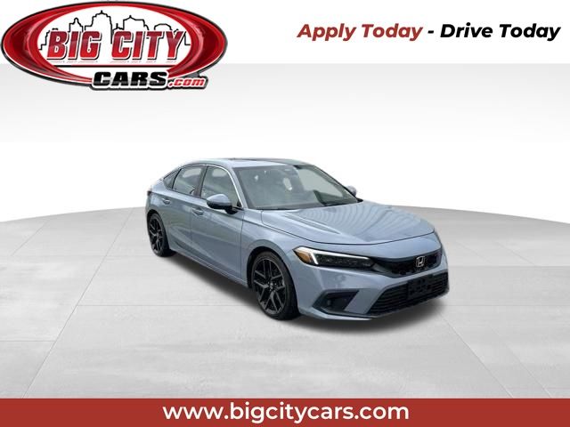 Blue 2022 Honda Civic Hatchback Hatchback Front-Wheel Drive Continuously Variable Transmission