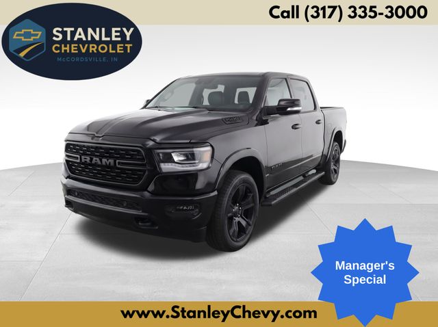 Diamond Black 2022 RAM 1500 Pickup Truck Four-Wheel Drive 8-Speed Automatic