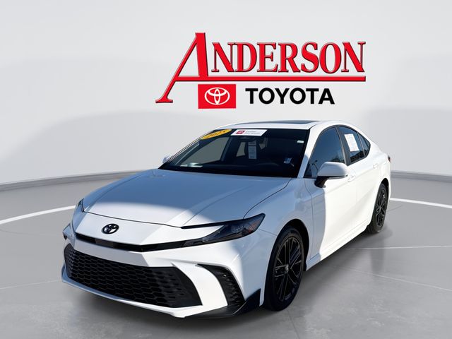 White (Wind Chill Pearl) 2025 Toyota Camry SE AWD Sedan All-Wheel Drive Continuously Variable Transmission