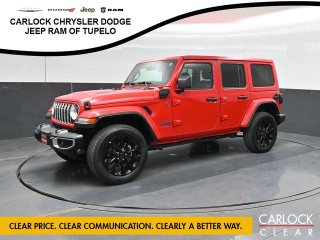 Firecracker Red Clearcoat 2025 Jeep Wrangler 4xe SUV / Crossover Four-Wheel Drive 8-Speed Automatic