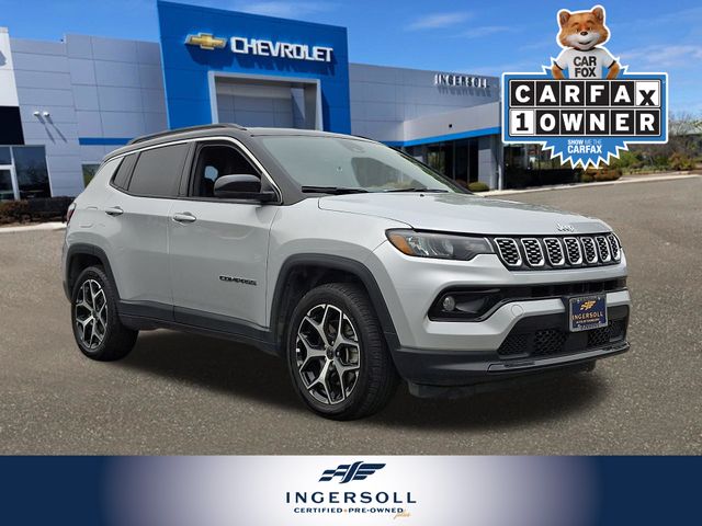 Silver Zynith Metallic Clearcoat 2025 Jeep Compass SUV / Crossover Four-Wheel Drive 8-Speed Automatic