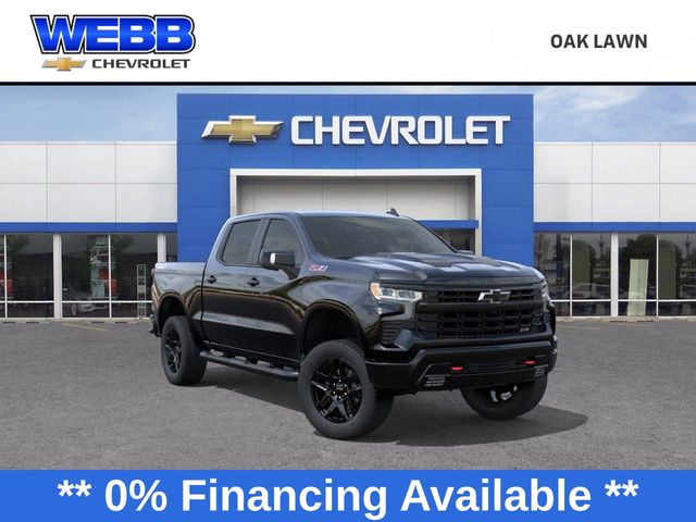 Black 2026 Chevrolet Silverado 1500 LT Trail Boss Crew Cab 4WD Pickup Truck Four-Wheel Drive Automatic