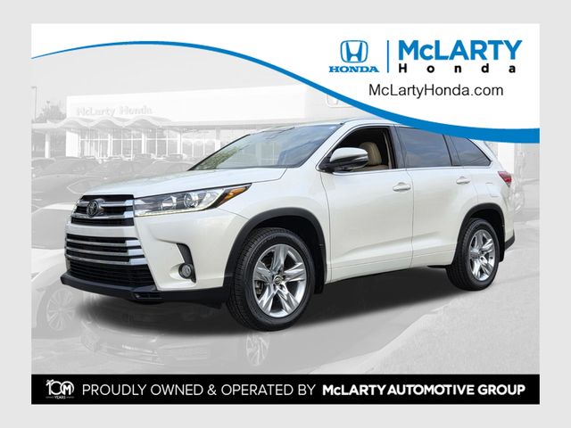 White (Blizzard Pearl) 2017 Toyota Highlander Limited SUV / Crossover Front-Wheel Drive 8-Speed Automatic