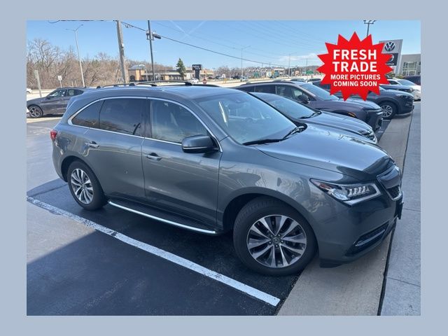 Forest Mist Metallic 2016 Acura MDX SH-AWD with Technology Package SUV / Crossover All-Wheel Drive 9-Speed Automatic