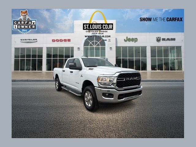 Bright White Clearcoat 2024 RAM 2500 Pickup Truck Four-Wheel Drive 6-Speed Automatic