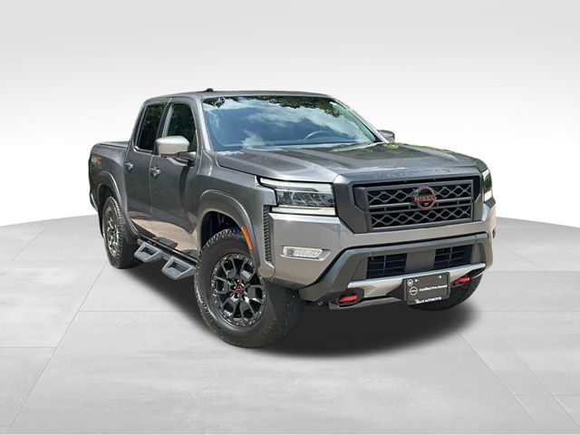 Gray (Gun Metallic) 2023 Nissan Frontier Pickup Truck Four-Wheel Drive 9-Speed Automatic