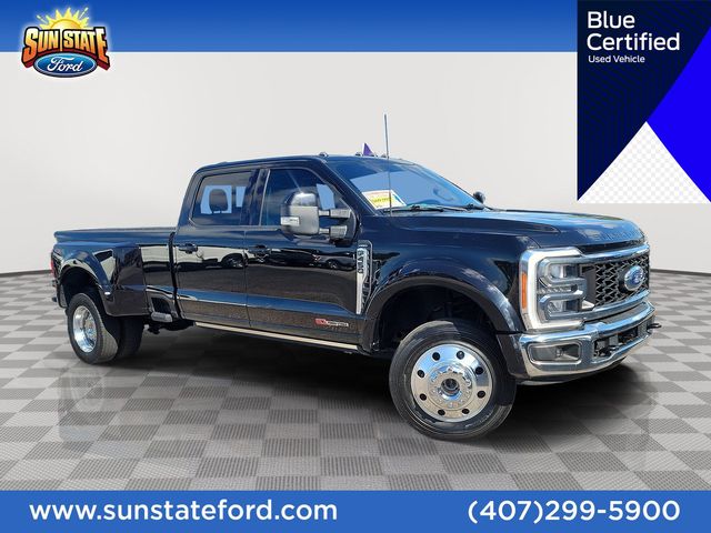 Black Metallic 2023 Ford F-450 Super Duty Pickup Truck Four-Wheel Drive Automatic
