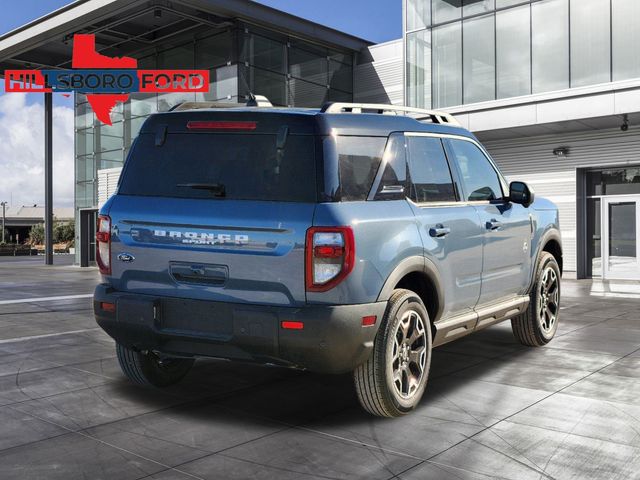 2025 Azure Gray Metallic Tri-Coat Ford Bronco Sport Outer Banks 4X4 SUV