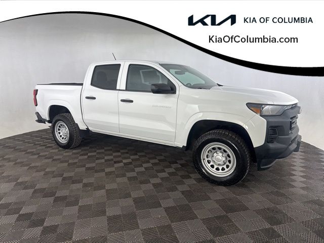 Summit White 2024 Chevrolet Colorado Work Truck Crew Cab RWD Pickup Truck 4X2 8-Speed Automatic