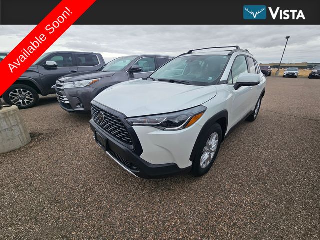 White (Wind Chill Pearl) 2022 Toyota Corolla Cross LE AWD SUV / Crossover All-Wheel Drive Continuously Variable Transmission