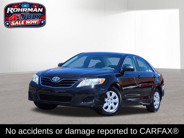 Black 2011 Toyota Camry Sedan Front-Wheel Drive 6-Speed Automatic Overdrive