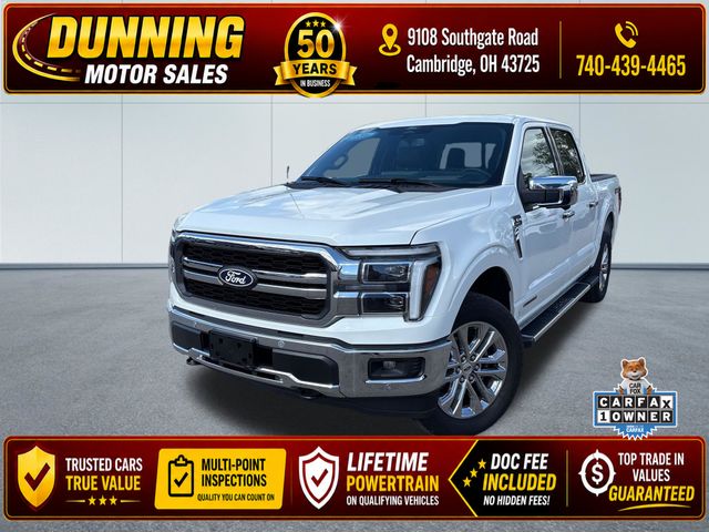 Star White Metallic TC 2025 Ford F-150 Pickup Truck Four-Wheel Drive Automatic