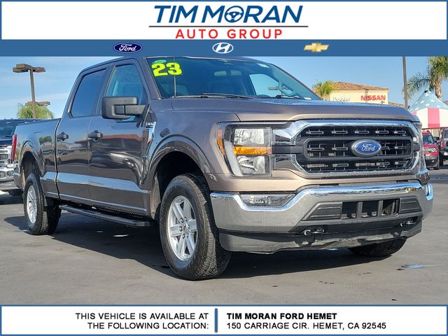 Stone Gray Metallic 2023 Ford F-150 XLT SuperCrew 4WD Pickup Truck Four-Wheel Drive Automatic