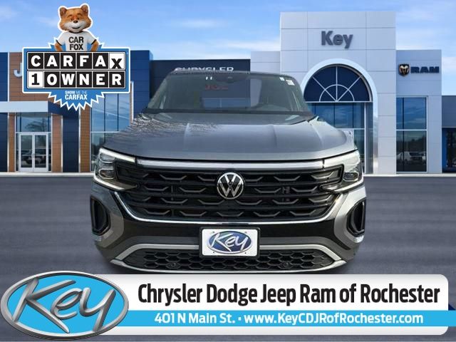 Gray 2024 Volkswagen Atlas Cross Sport SE 4Motion with Technology SUV / Crossover All-Wheel Drive 8-Speed Automatic