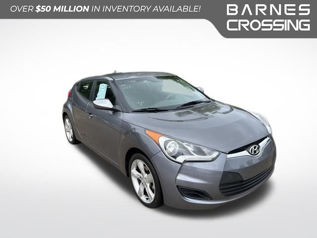 Triathlon Gray Metallic 2015 Hyundai Veloster FWD Coupe Front-Wheel Drive 6-Speed Dual Clutch