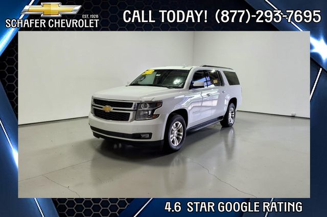 Summit White 2019 Chevrolet Suburban SUV / Crossover Four-Wheel Drive 6-Speed Automatic Overdrive