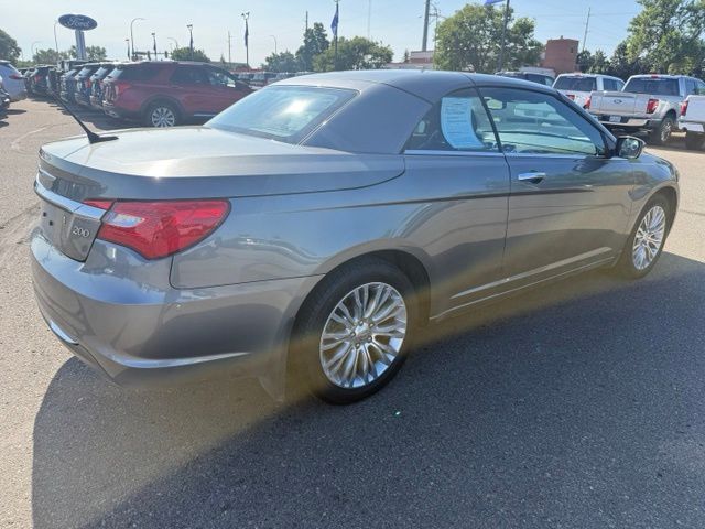 2013 Tungsten Metallic Clearcoat Chrysler 200 Limited FWD Convertible