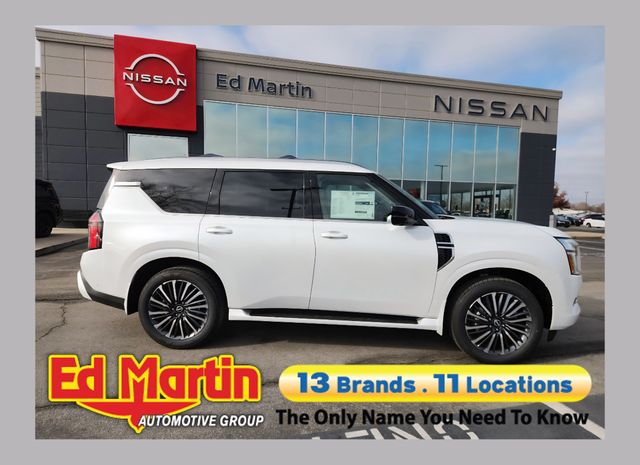 White Pearl 2026 Nissan Armada Platinum Reserve 4WD SUV / Crossover Four-Wheel Drive 9-Speed Automatic
