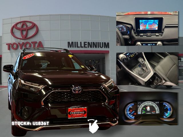 Midnight Black Metallic 2023 Toyota RAV4 Prime SE AWD SUV / Crossover All-Wheel Drive Continuously Variable Transmission
