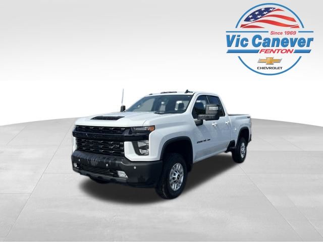 Summit White 2022 Chevrolet Silverado 2500HD LT Double Cab 4WD Pickup Truck Four-Wheel Drive Automatic