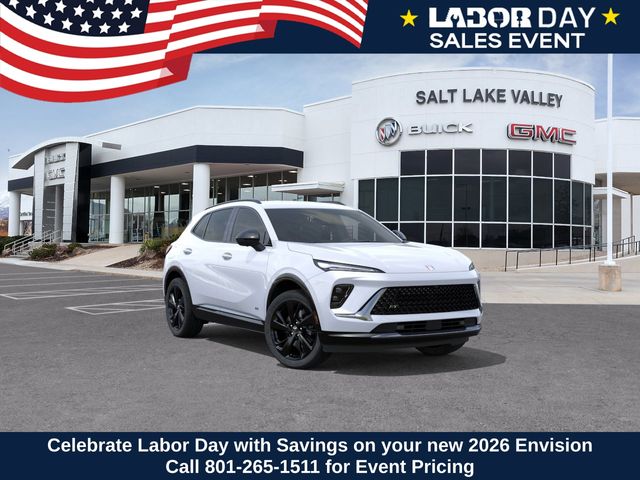 Iridescent White Tricoat 2026 Buick Envision SUV / Crossover All-Wheel Drive 9-Speed Automatic