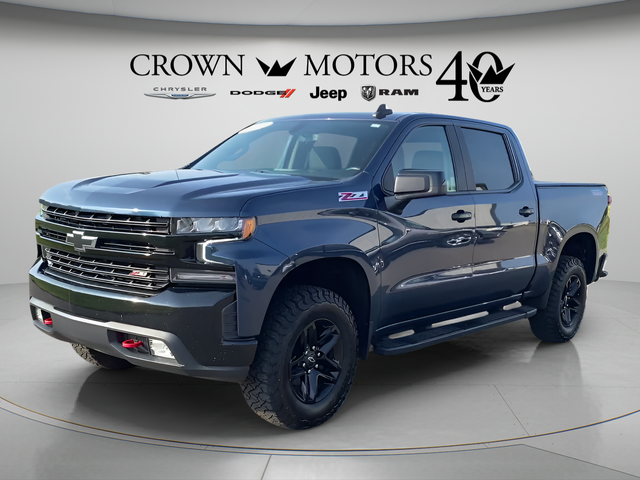 Blue Metallic 2021 Chevrolet Silverado 1500 Pickup Truck Four-Wheel Drive Automatic