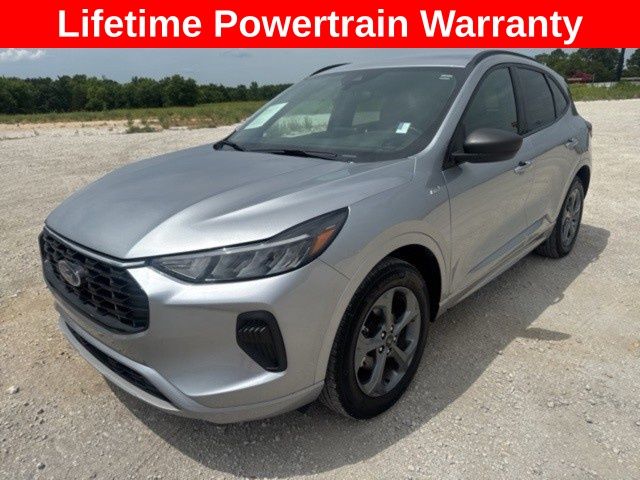 Silver Metallic 2024 Ford Escape SUV / Crossover All-Wheel Drive 8-Speed Automatic