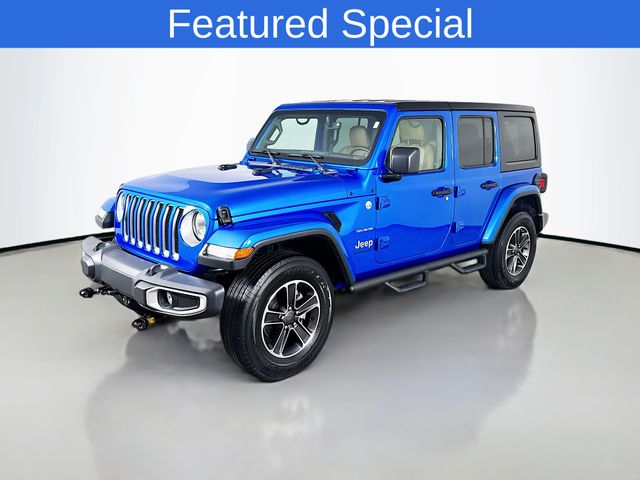 Hydro Blue Pearl Coat 2023 Jeep Wrangler SUV / Crossover Four-Wheel Drive 8-Speed Automatic