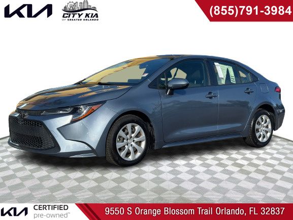 Celestite 2022 Toyota Corolla LE FWD Sedan Front-Wheel Drive Continuously Variable Transmission