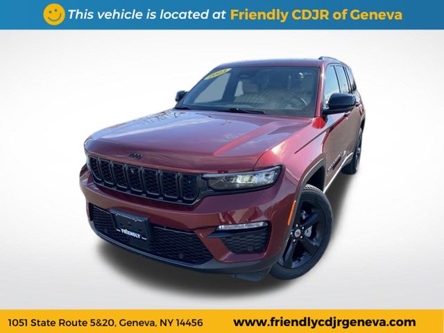 Velvet Red Pearlcoat 2023 Jeep Grand Cherokee SUV / Crossover Four-Wheel Drive 8-Speed Automatic