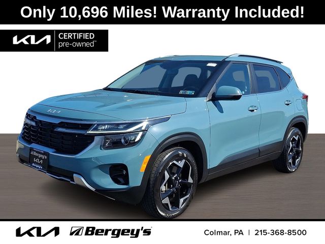 Pluton Blue 2024 Kia Seltos EX AWD SUV / Crossover All-Wheel Drive Continuously Variable Transmission