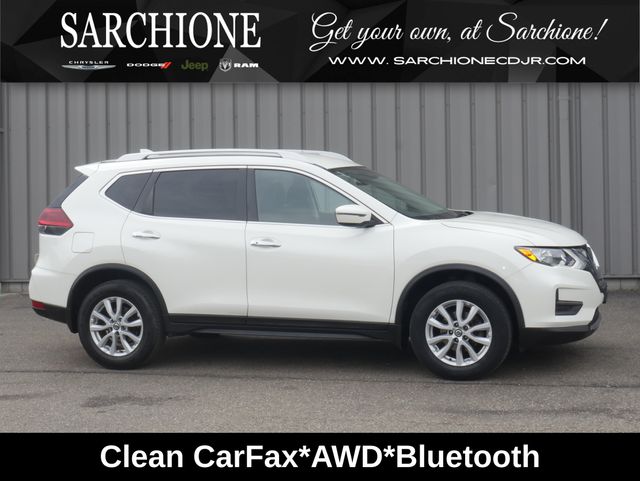 Pearl White 2018 Nissan Rogue SUV / Crossover All-Wheel Drive Continuously Variable Transmission