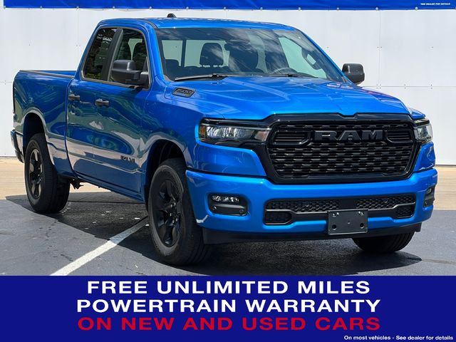 Hydro Blue Pearlcoat 2025 RAM 1500 Pickup Truck Four-Wheel Drive 8-Speed Automatic