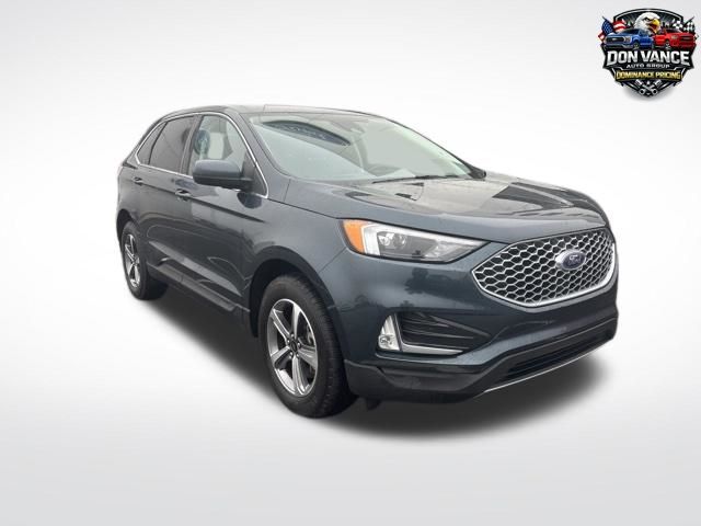 Blue Metallic 2024 Ford Edge SEL AWD SUV / Crossover All-Wheel Drive 8-Speed Automatic