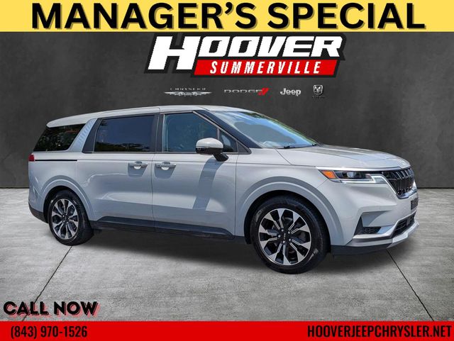 Ceramic Silver 2023 Kia Carnival Minivan Front-Wheel Drive 8-Speed Automatic